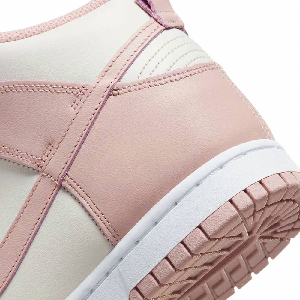 NEW NIKE women's dunk high sneakers in phantom pink - Picture 9 of 10